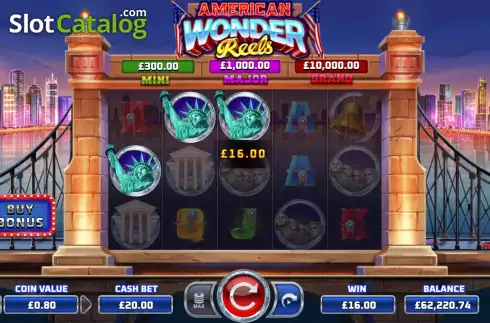 Οθόνη3. American Wonder Reels Κουλοχέρης