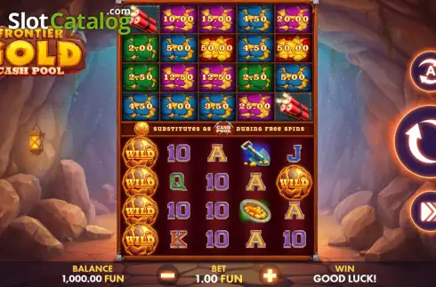 Οθόνη2. Frontier Gold: Cash Pool Κουλοχέρης