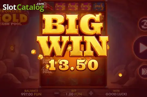 Οθόνη3. Frontier Gold: Cash Pool Κουλοχέρης