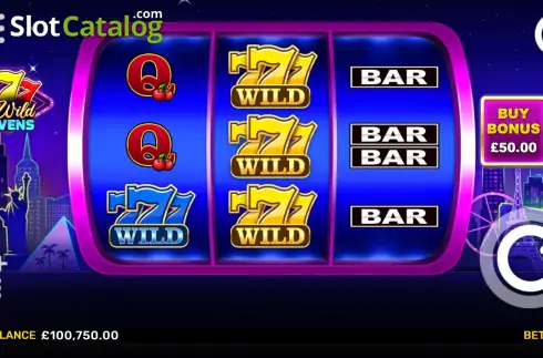 Οθόνη2. 3 Wild Sevens Κουλοχέρης 