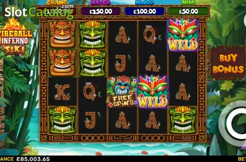 Οθόνη2. Fireball Inferno Tiki Κουλοχέρης