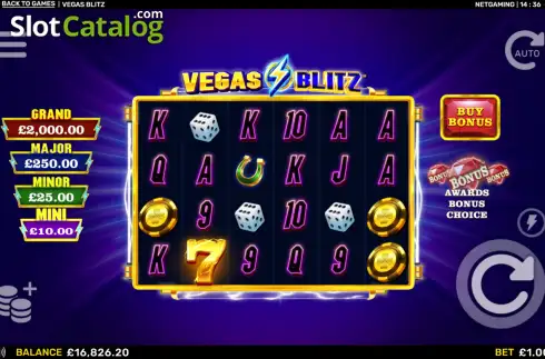 Οθόνη2. Vegas Blitz Κουλοχέρης