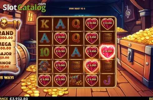 Οθόνη3. Pirate's Fortune Gold Hold & Respin Κουλοχέρης