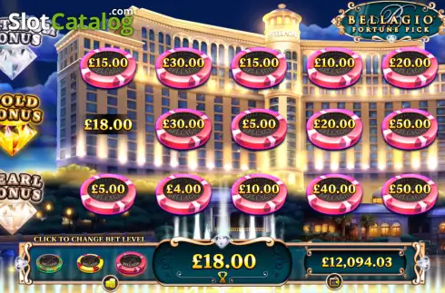 Οθόνη2. Bellagio Fortune Pick Κουλοχέρης