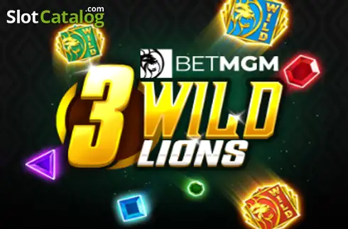 3 Wild Lions Λογότυπο 3 Wild Lions Λογότυπο