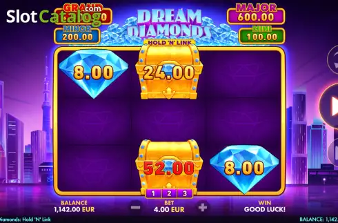 Οθόνη3. Dream Diamonds: Hold 'N' Link Κουλοχέρης