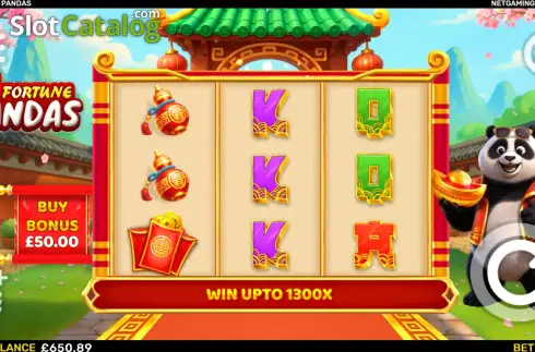 Οθόνη2. 3 Fortune Pandas Κουλοχέρης