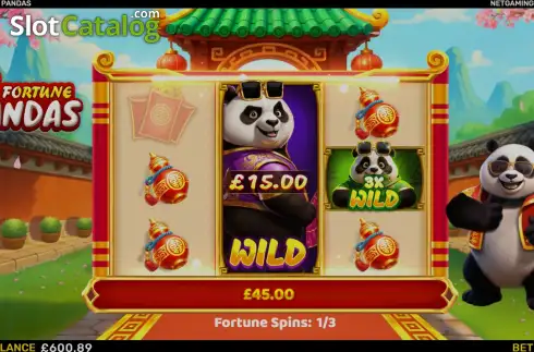 Οθόνη3. 3 Fortune Pandas Κουλοχέρης