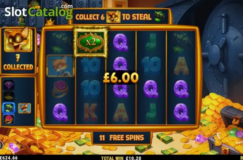 Οθόνη3. Foxy Heist Κουλοχέρης