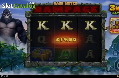 Οθόνη3. 3 Wild Gorillas Κουλοχέρης