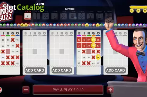 Οθόνη3. Teddy Thunders Bingo Buzz Κουλοχέρης