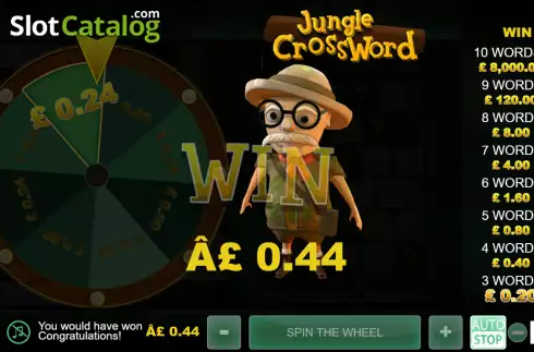 Οθόνη4. Jungle Crossword Κουλοχέρης