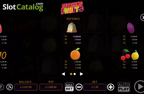 Οθόνη6. Fetching Fruits Κουλοχέρης