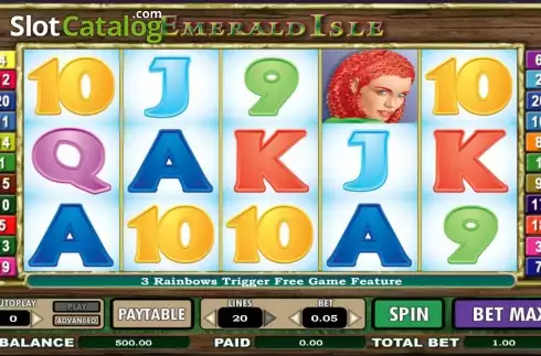 Οθόνη4. Emerald Isle (Flash) Κουλοχέρης