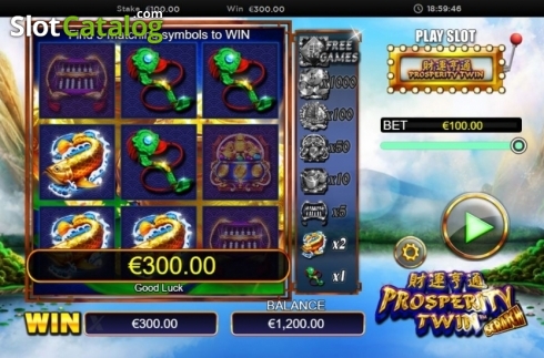 Οθόνη3. Scratch Prosperity Twin Κουλοχέρης