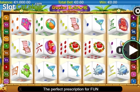 Οθόνη2. Doctor Love on Vacation Dice Κουλοχέρης