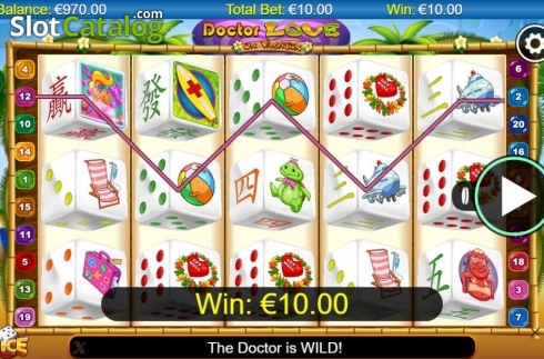 Οθόνη3. Doctor Love on Vacation Dice Κουλοχέρης