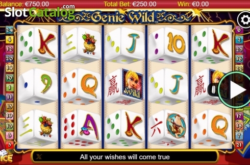 Οθόνη2. Genie Wild Dice Κουλοχέρης 