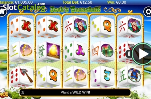 Οθόνη2. Jack's Beanstalk Dice Κουλοχέρης