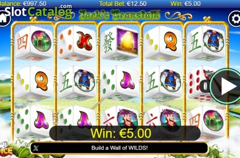 Οθόνη3. Jack's Beanstalk Dice Κουλοχέρης
