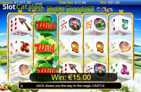 Οθόνη4. Jack's Beanstalk Dice Κουλοχέρης