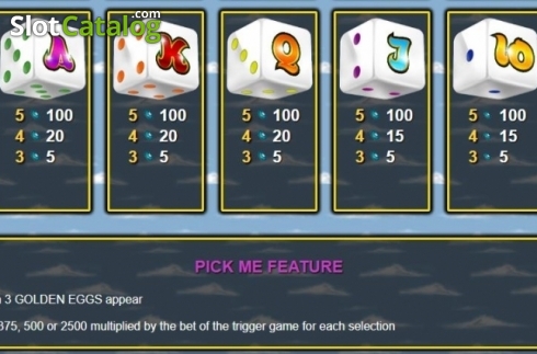 Οθόνη6. Jack's Beanstalk Dice Κουλοχέρης