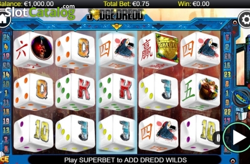 Οθόνη2. Judge Dredd Dice Κουλοχέρης
