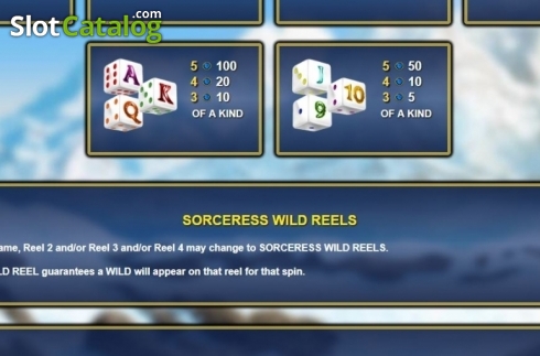 Οθόνη5. Spin Sorceress Dice Κουλοχέρης 