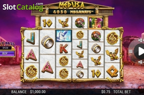 Οθόνη2. Medusa Megaways Κουλοχέρης