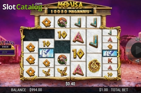 Οθόνη3. Medusa Megaways Κουλοχέρης