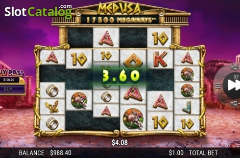 Οθόνη6. Medusa Megaways Κουλοχέρης