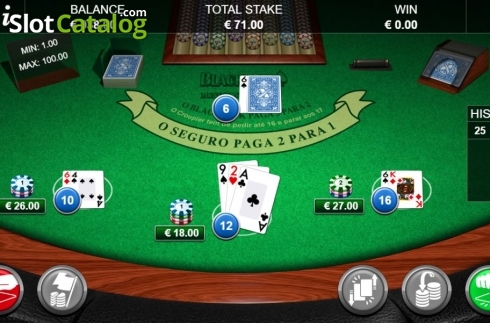 Οθόνη4. Blackjack Pro MH Portuguese Κουλοχέρης