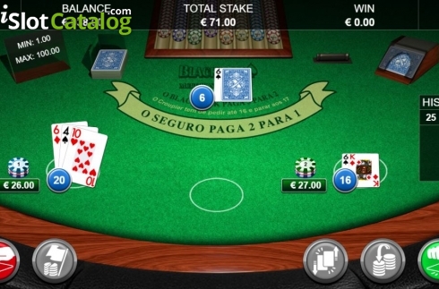 Οθόνη5. Blackjack Pro MH Portuguese Κουλοχέρης