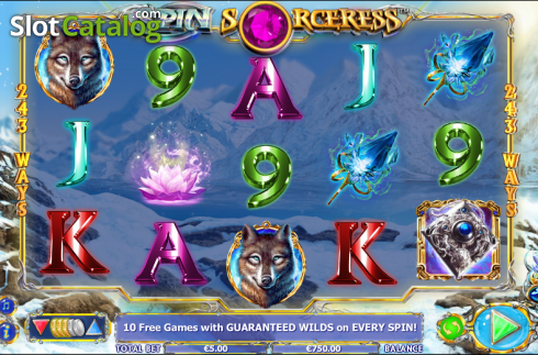 Ροδέλες. Spin Sorceress Κουλοχέρης 