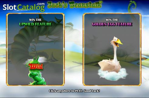 Τα χαρακτηριστικά του παιχνιδιού. Jack's Beanstalk Κουλοχέρης