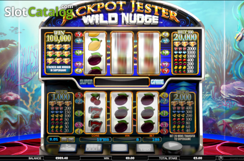 Οθόνη 2. Jackpot Jester Wild Nudge Κουλοχέρης