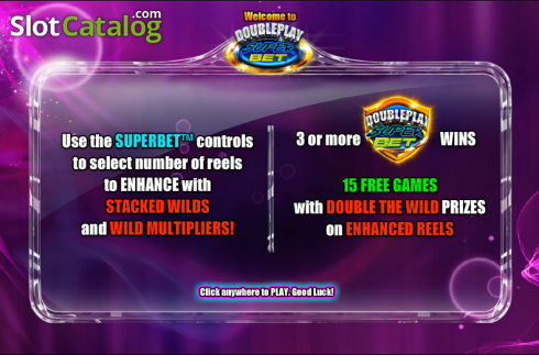 Χαρακτηριστικά παιχνιδιού 1. Double Play SuperBet Κουλοχέρης