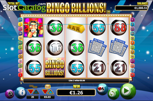 Αγριος. Bingo Billions Κουλοχέρης