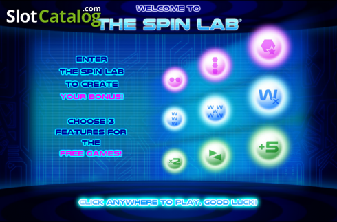 Τα χαρακτηριστικά του παιχνιδιού. The Spin Lab Κουλοχέρης