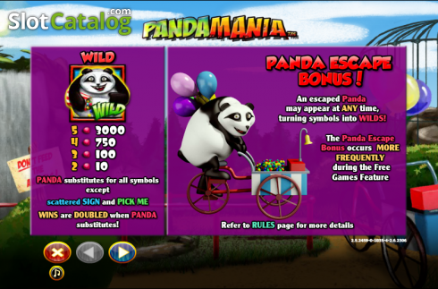 Πίνακας πληρωμών 1. Pandamania Κουλοχέρης
