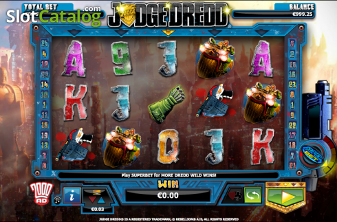 Ροδέλες. Judge Dredd Κουλοχέρης