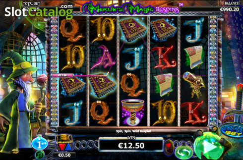 Νίκη. Merlin's Magic Respins Κουλοχέρης