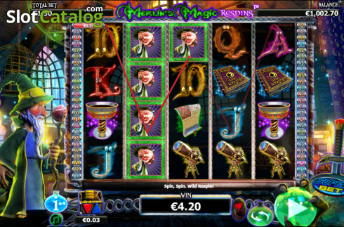 Αγριος. Merlin's Magic Respins Κουλοχέρης