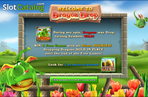 Τα χαρακτηριστικά του παιχνιδιού. Dragon Drop (NextGen) Κουλοχέρης