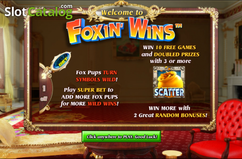 Χαρακτηριστικά παιχνιδιού 1. Foxin Wins Κουλοχέρης