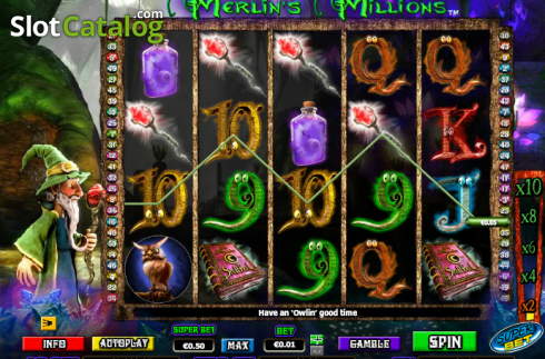 Νίκη. Merlin's Millions Superbet Κουλοχέρης