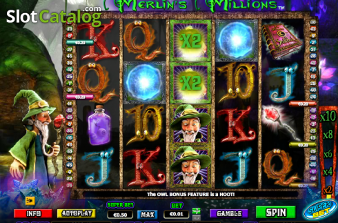 Αγριος. Merlin's Millions Superbet Κουλοχέρης