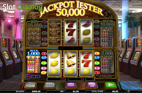 Οθόνη 1. Jackpot Jester 50k Κουλοχέρης