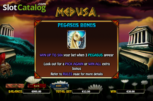 Πίνακας πληρωμών 3. Medusa (NextGen) Κουλοχέρης