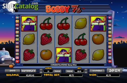 BonusGame: Επιλογή αντικειμένων. Bobby 7's Κουλοχέρης